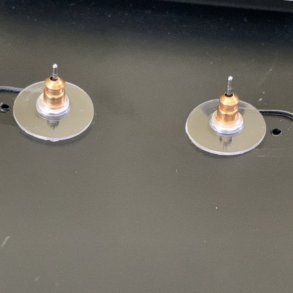 INC International Concept Gold Tone Butterfly Linear Earrings - Picture 7 of 9